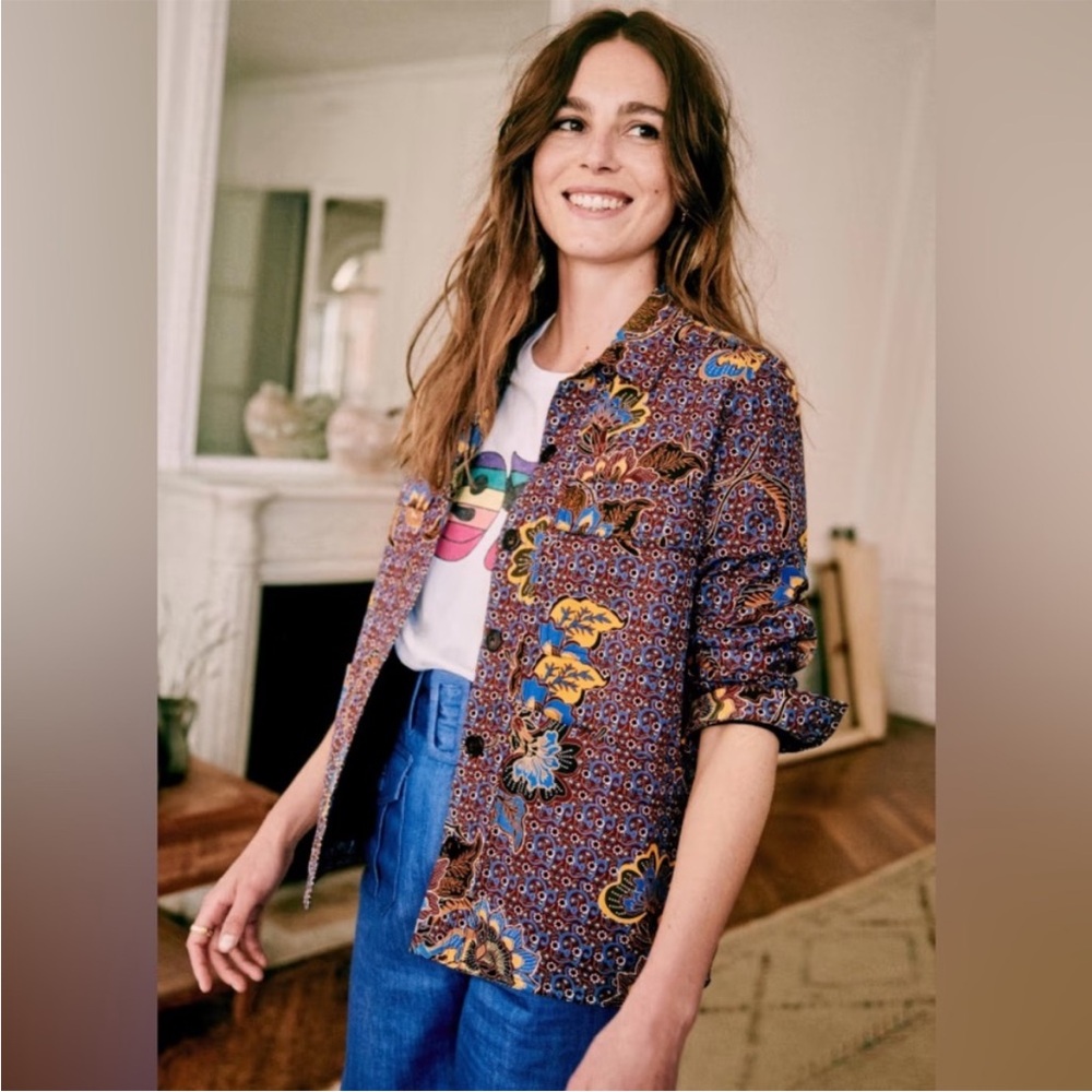 Floral Patterned Jacket